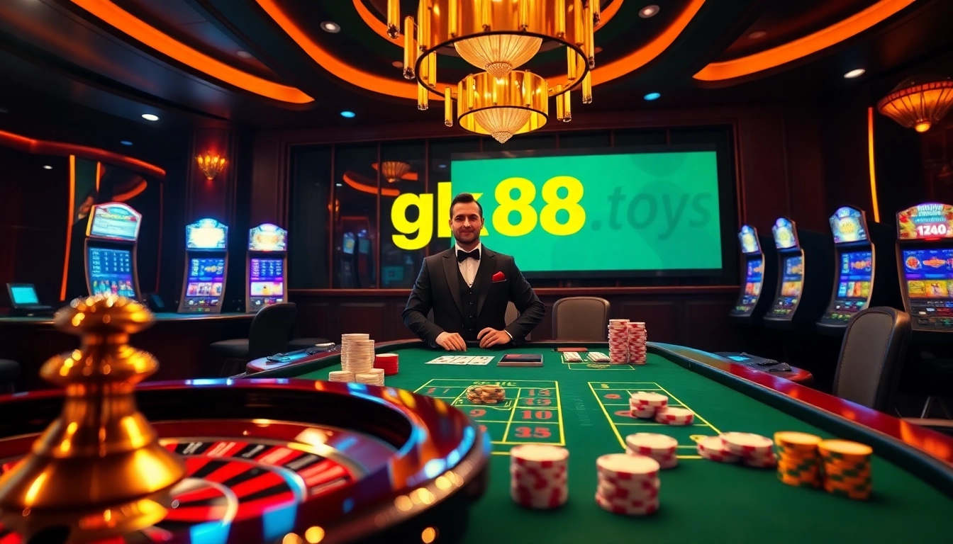 Experience thrilling online gaming at gk88.toys with vibrant casino tables and exciting gaming options.