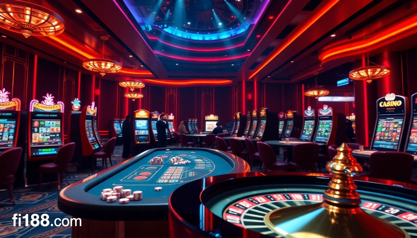 F168.com offers an exciting online casino experience featuring a live dealer table and vibrant slot machines.