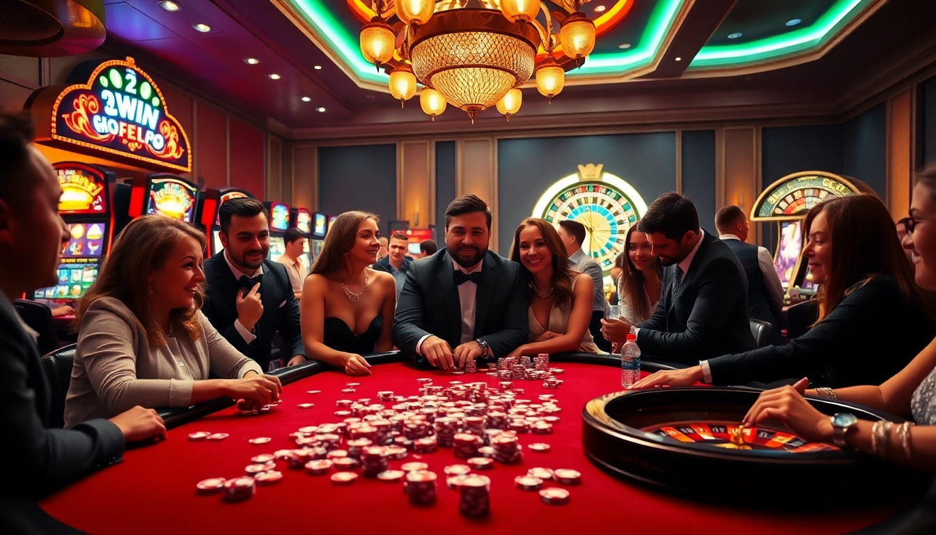 Experience thrilling gameplay at 32WIN with vibrant casino tables and engaging slot machines.
