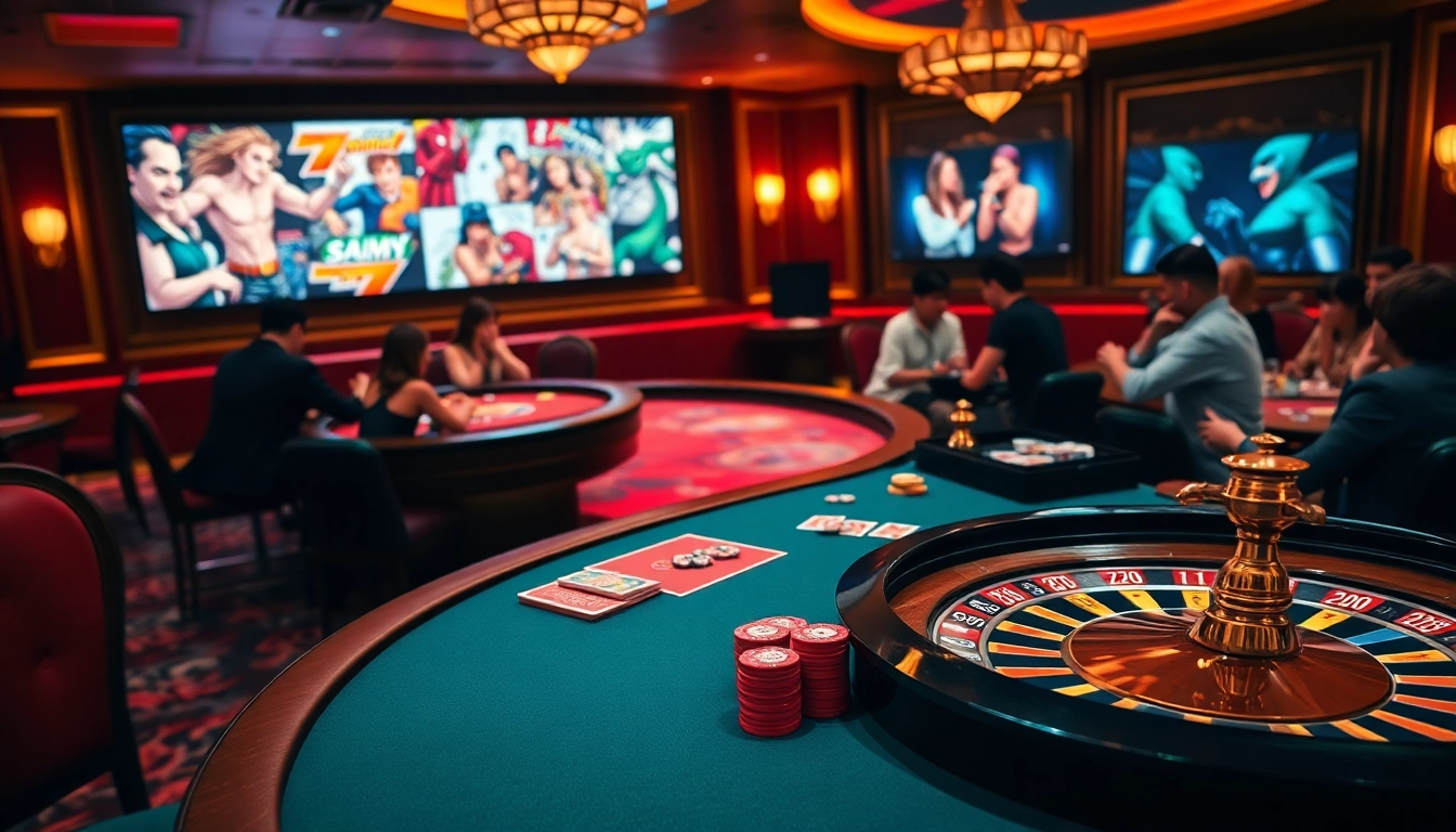 Experience the thrill of 'truyện tranh online' while enjoying casino games at a luxurious venue.