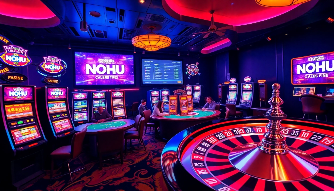 NOHU online gambling platform showcasing exciting casino games and thrilling betting experiences.