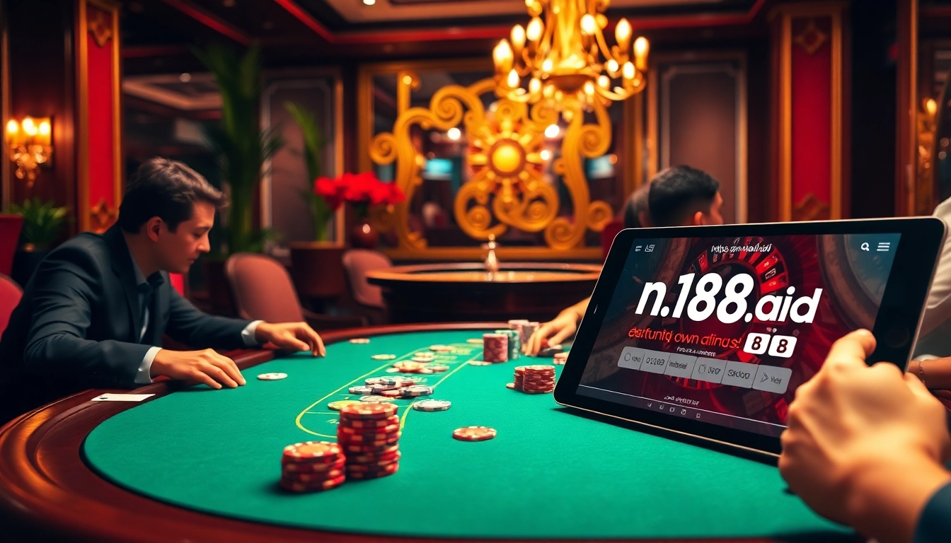 Experience the thrill of gaming at https://n188.bid/ with engaging poker and roulette activities.