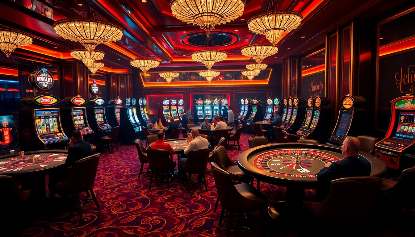 Engaged players enjoying a vibrant casino atmosphere while exploring Truyên ma hay themes.