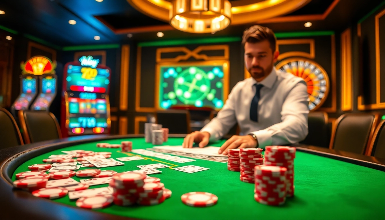 Experience high-stakes gaming at 88xx.co.com with vibrant casino tables and thrilling slot machines.