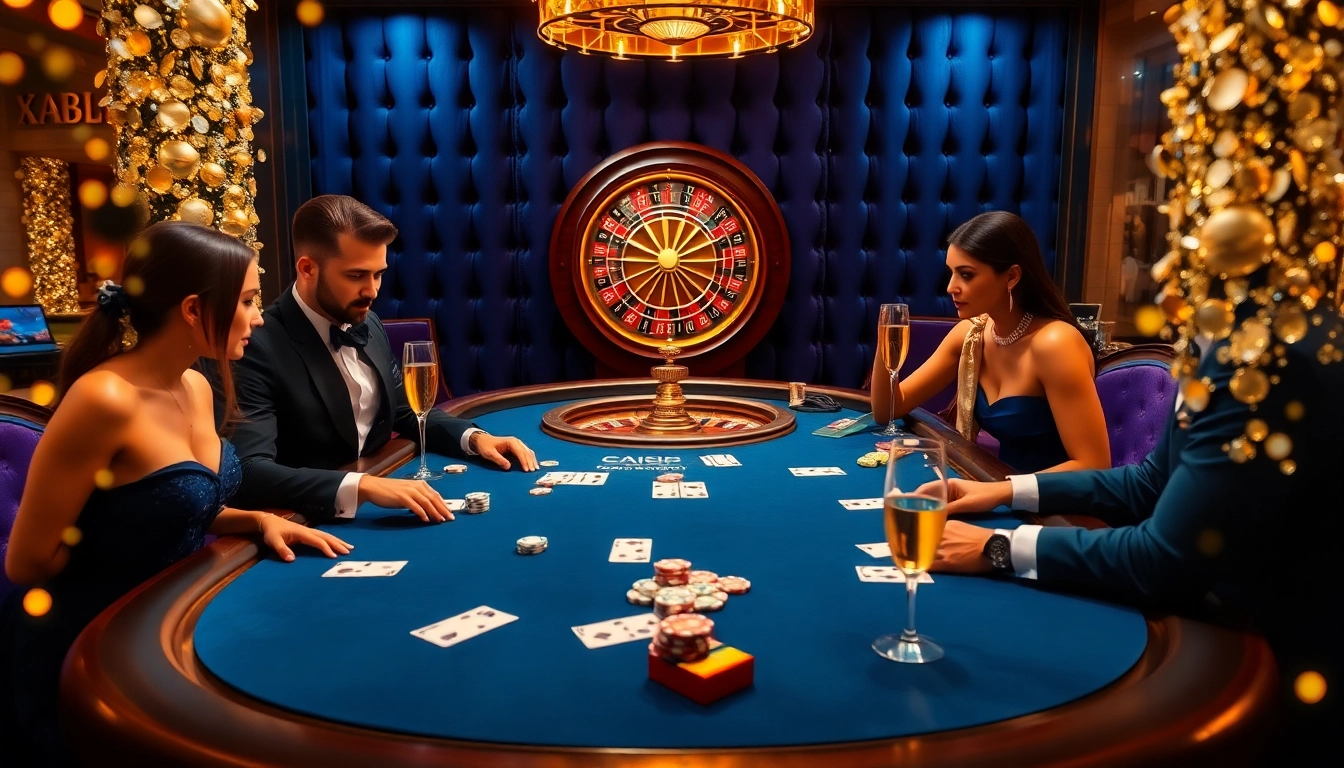 Experience an exciting poker game at XX88 with luxurious ambiance and high-stakes action.