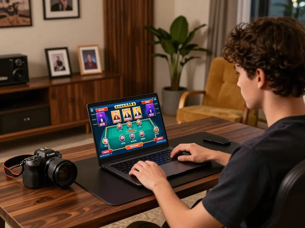Enjoy thrilling online poker with 13win while comfortably seated at a stylish gaming desk