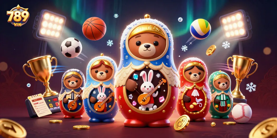 Experience thrilling gaming at 789WIN, showcasing vibrant casino action and engaging characters.