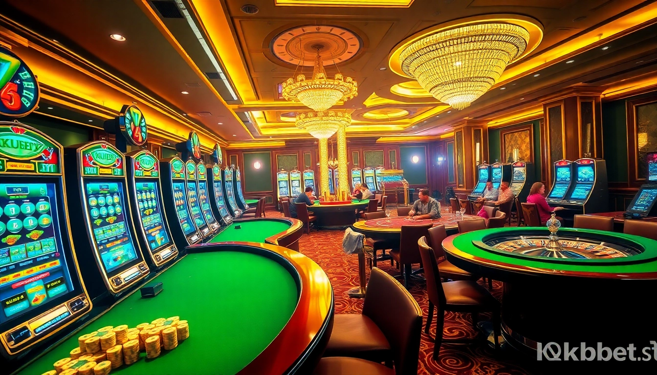 Experience thrilling gaming at KBBET's luxurious online casino.