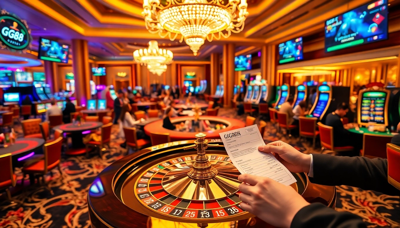 Experience the thrill of casino gaming at https://gg88.gb.net/ with vibrant roulette and slot machines.