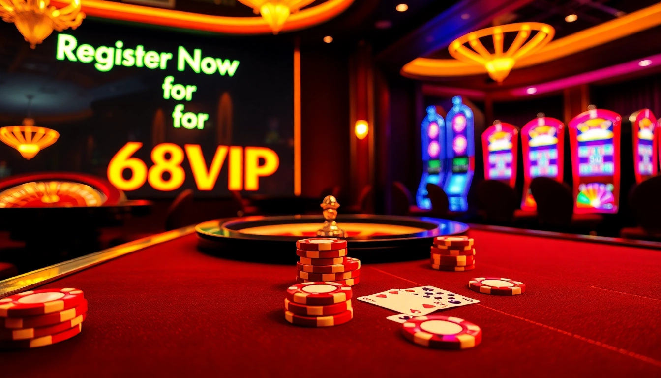 Engage with the excitement of Đăng Ký Nhà Cái 68VIP at a luxurious casino table.