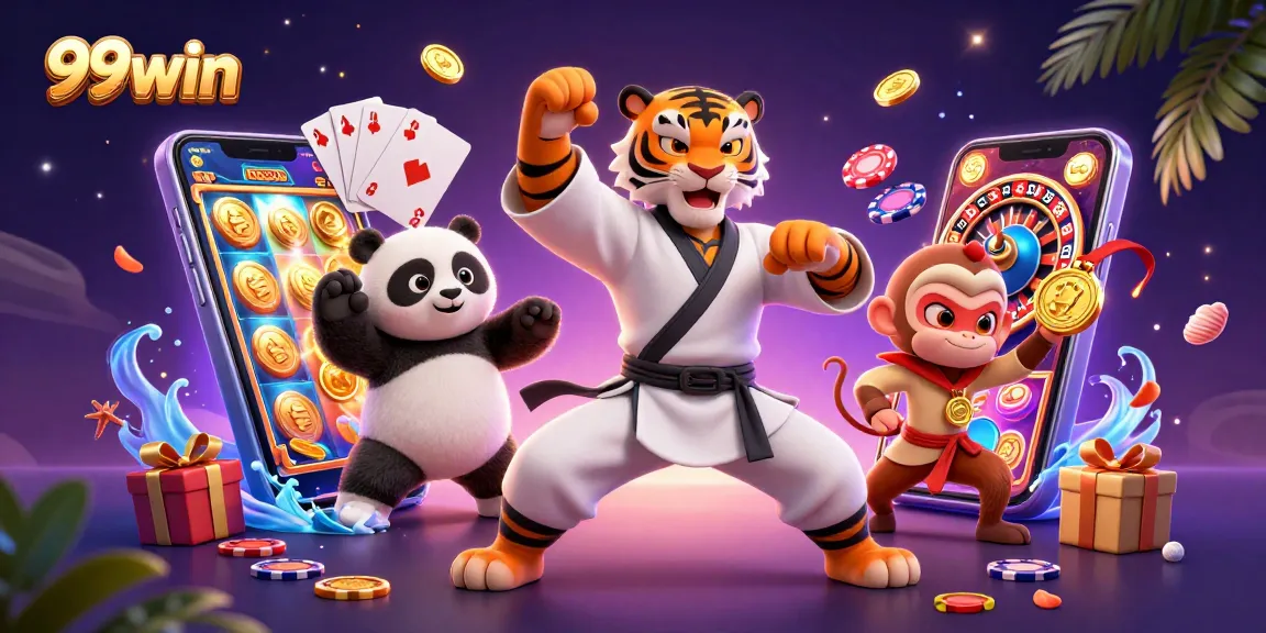 Engage with the vibrant scene showcasing 99win in a dynamic casino atmosphere filled with excitement.