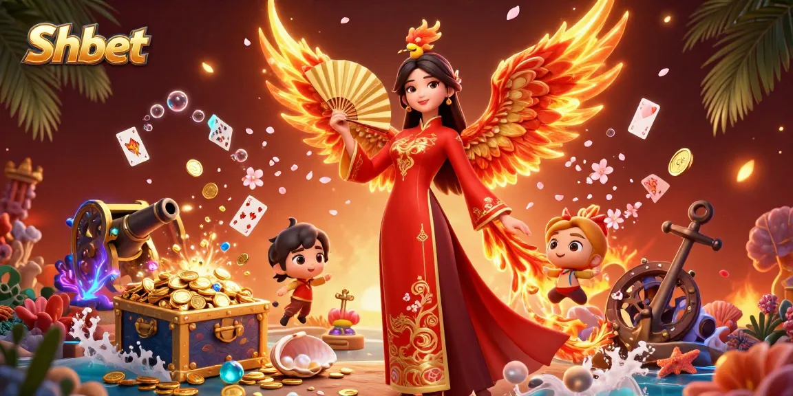 Experience thrilling gameplay at Shbet with a stunning 3D illustration showcasing dynamic casino elements.