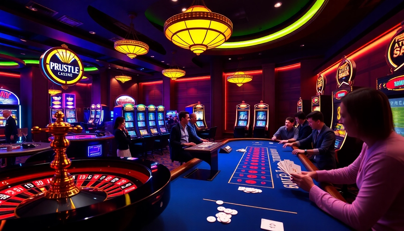 S666 Casino players enjoying a lively roulette table and poker action with vibrant casino ambiance.