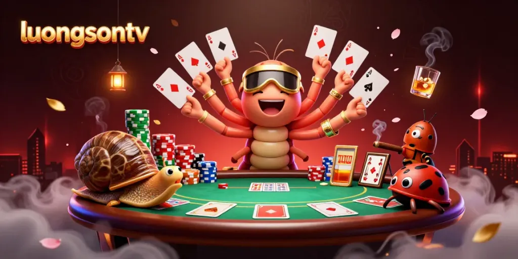 Bet the odds with luongsontv's immersive 3D casino scene filled with dynamic gameplay elements.
