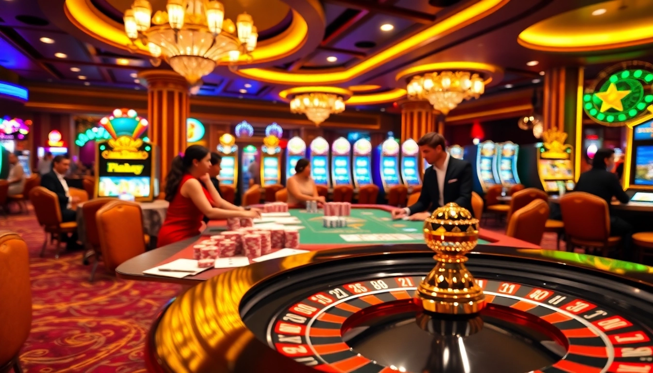 Experience the thrill of HZ88 with vibrant casino gaming, featuring roulette, poker, and slot machines.