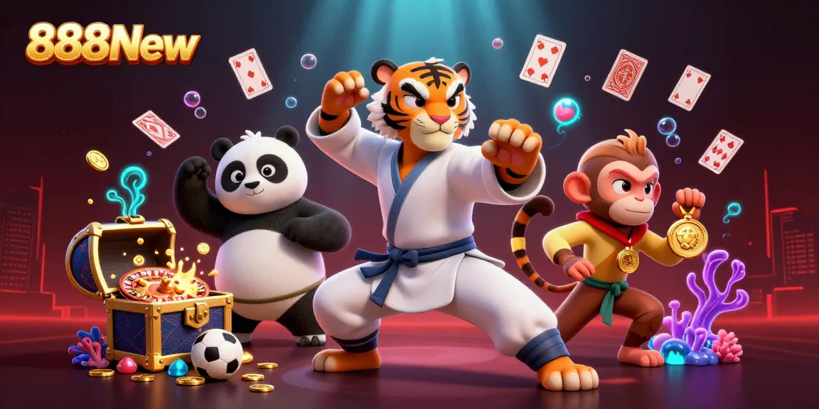 Experience thrilling gaming at 888New with dynamic casino visuals and action-packed elements.