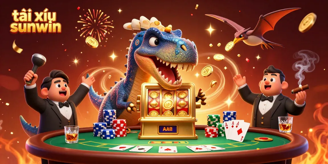 Experience the thrill of winning big with tài xỉu sunwin in this vibrant casino scene.