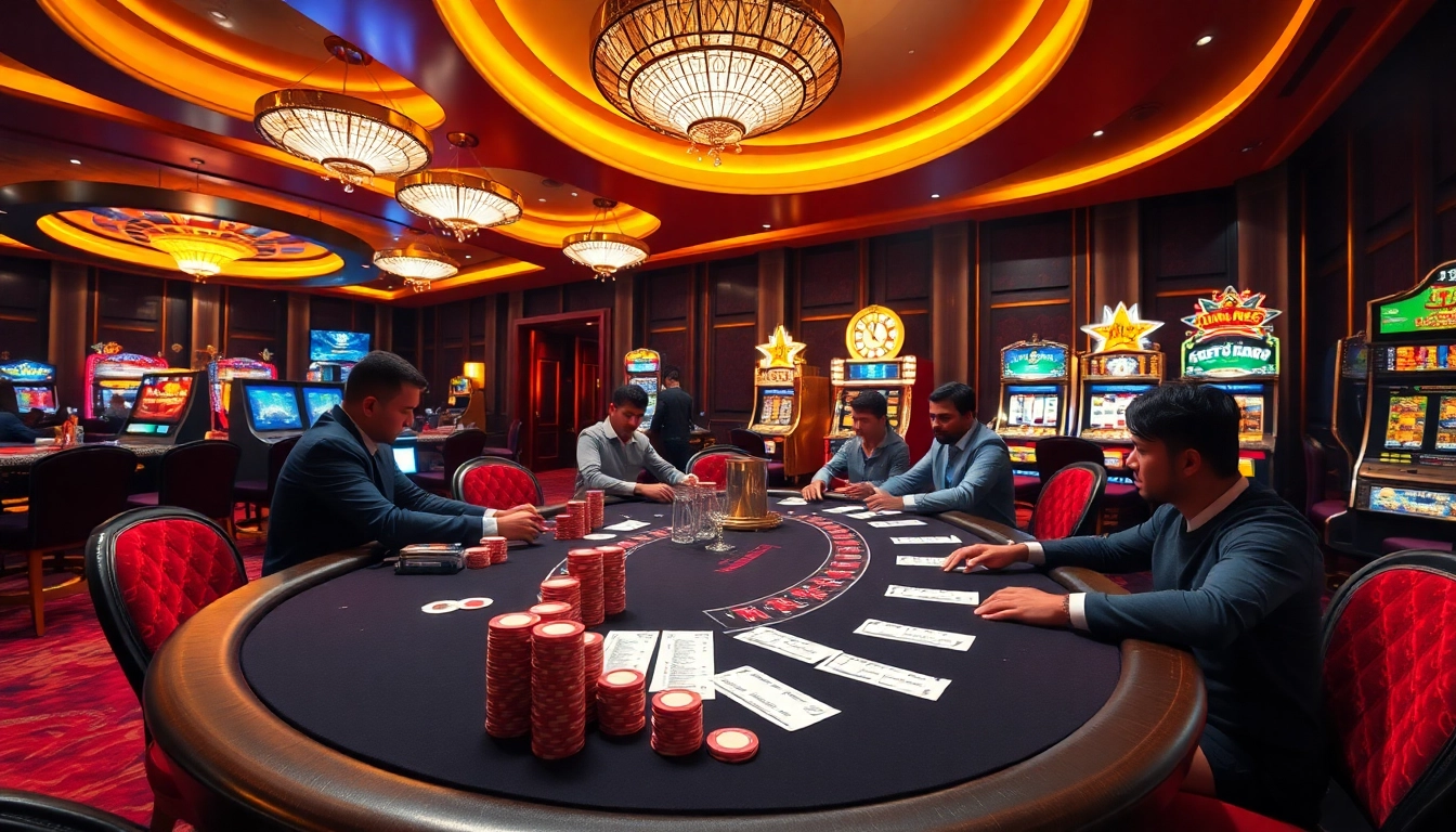 Experience high-stakes excitement at KP88's vibrant casino tables with thrilling games.