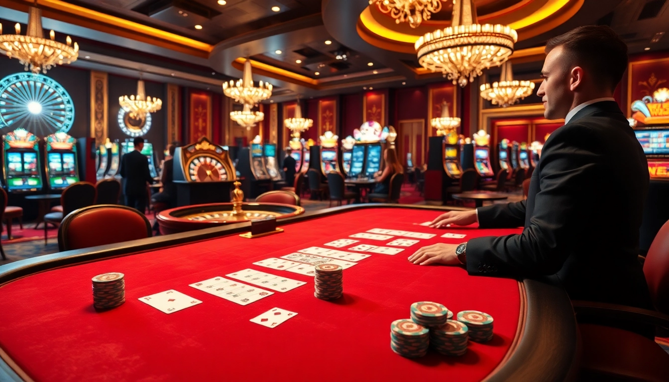 Experience the excitement of high-stakes gaming at https://tg88.to/ with poker chips and cards on a luxurious table.