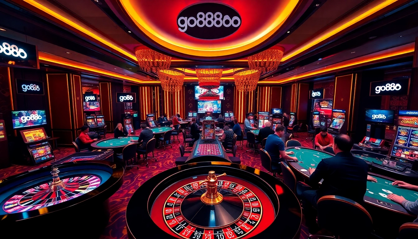 Experience excitement at the go88 casino with vibrant tables and thrilling games.
