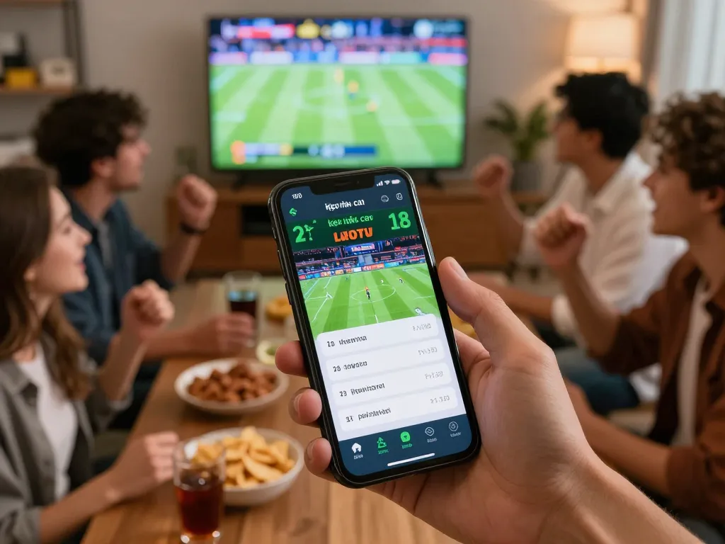 Watch live sports betting updates on kèo nhà cái during a thrilling game night with friends