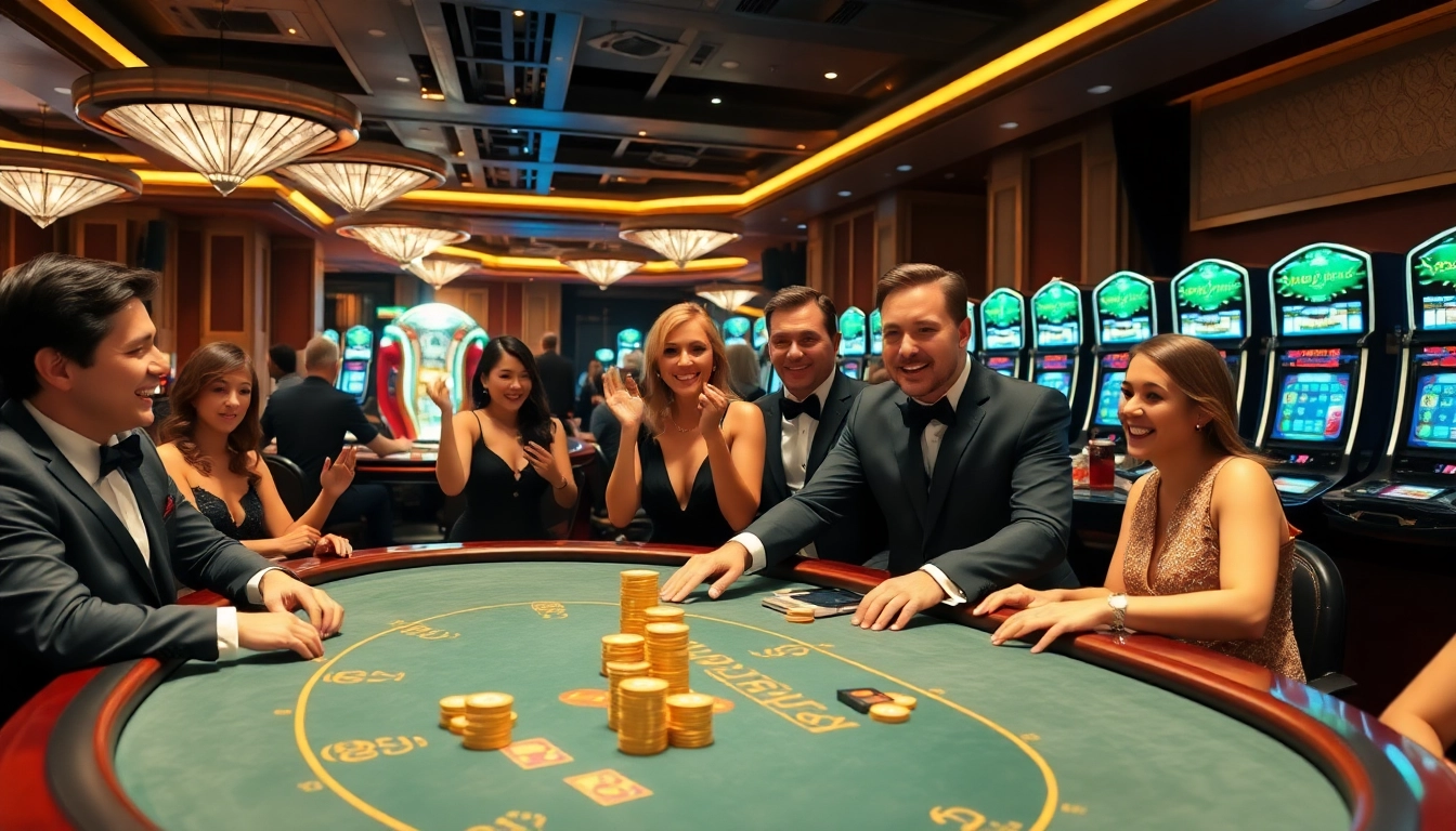 Experience high-stakes excitement at 288kbet.in with poker and slot games in a luxurious casino setting.