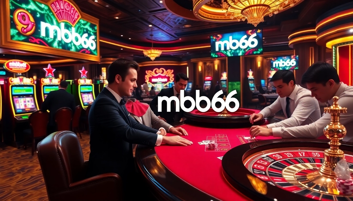 Experience thrilling gameplay at mb66 with vibrant casino tables and exciting betting options.