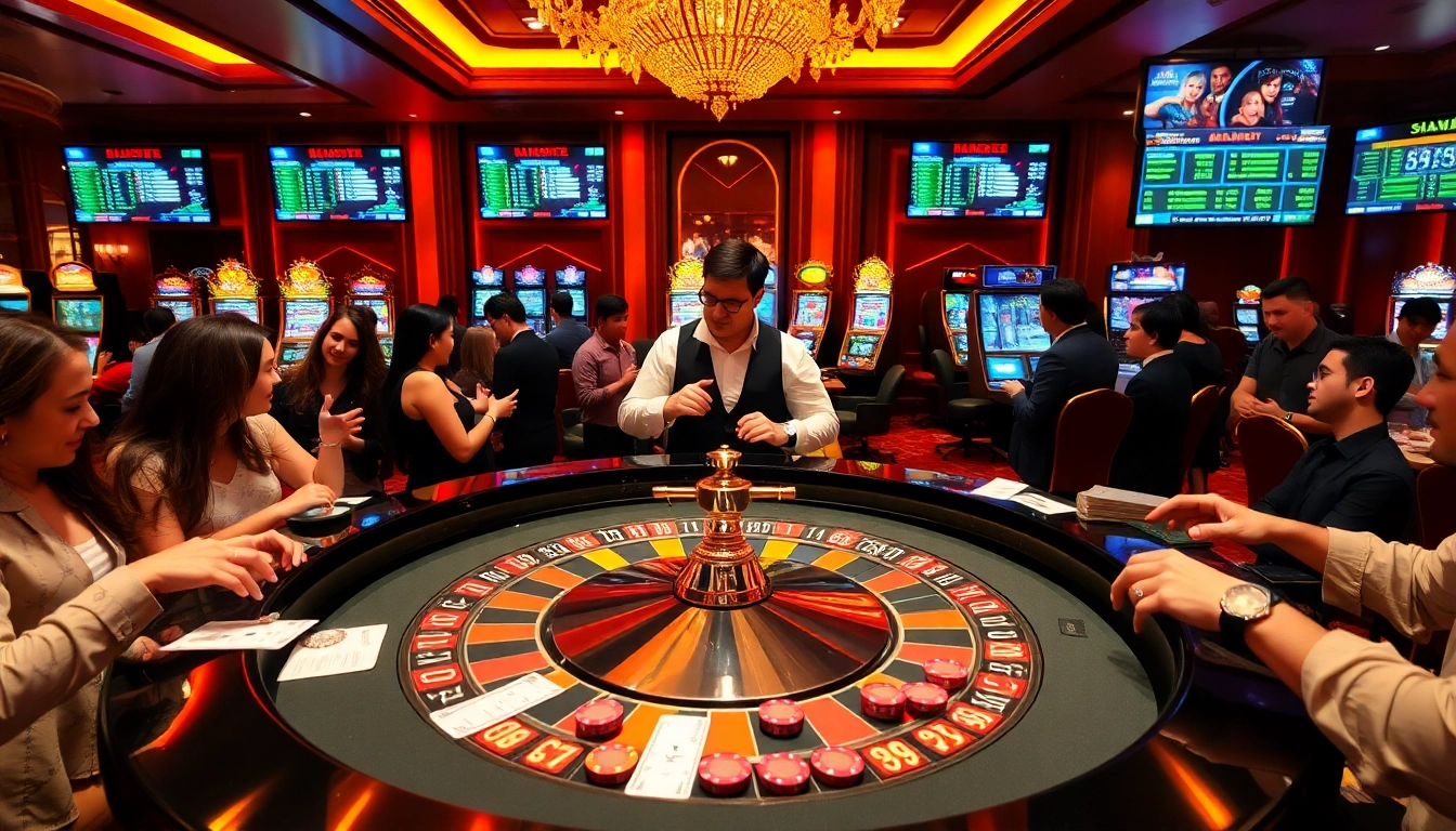 Engage in thrilling casino gaming at https://go999.in.net/ with roulette, poker, and vibrant betting scenes.