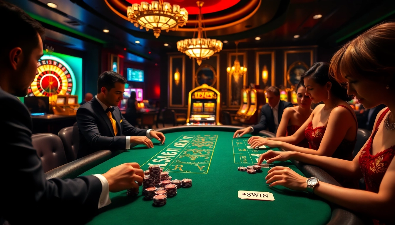 Gamble at 58WIN with intense poker action and vibrant casino atmosphere.