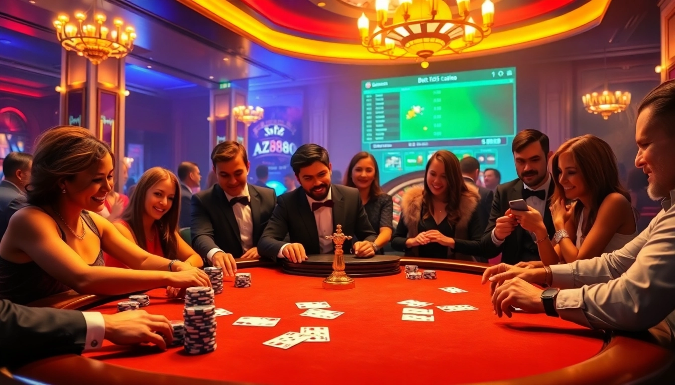 Experience thrilling gameplay with professional poker at https://az888.futbol in a luxurious casino setting.