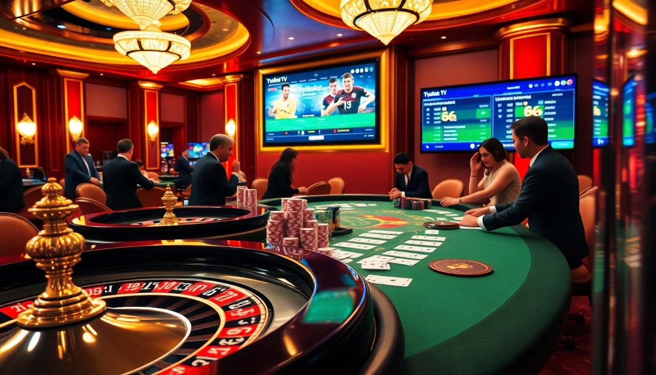 Experience the excitement of gambling at Tylekeo, featuring vibrant casino tables and winning strategies.