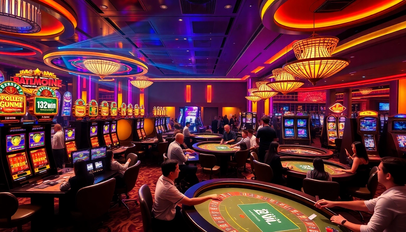 Players celebrating their wins in a vibrant atmosphere while enjoying the 13win game.