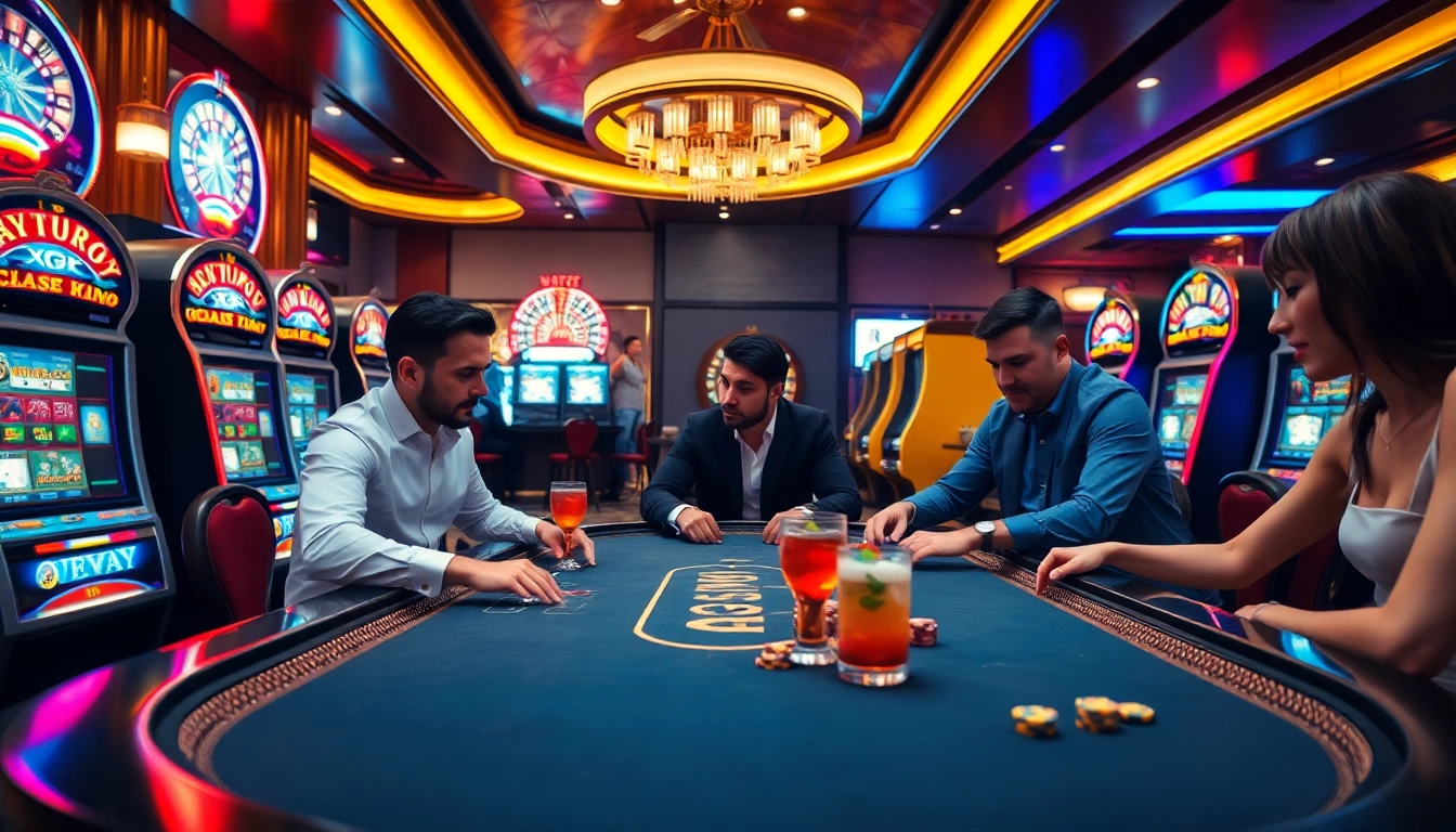 Engage in thrilling bets at XXGG's luxurious casino featuring poker, slots, and roulette.
