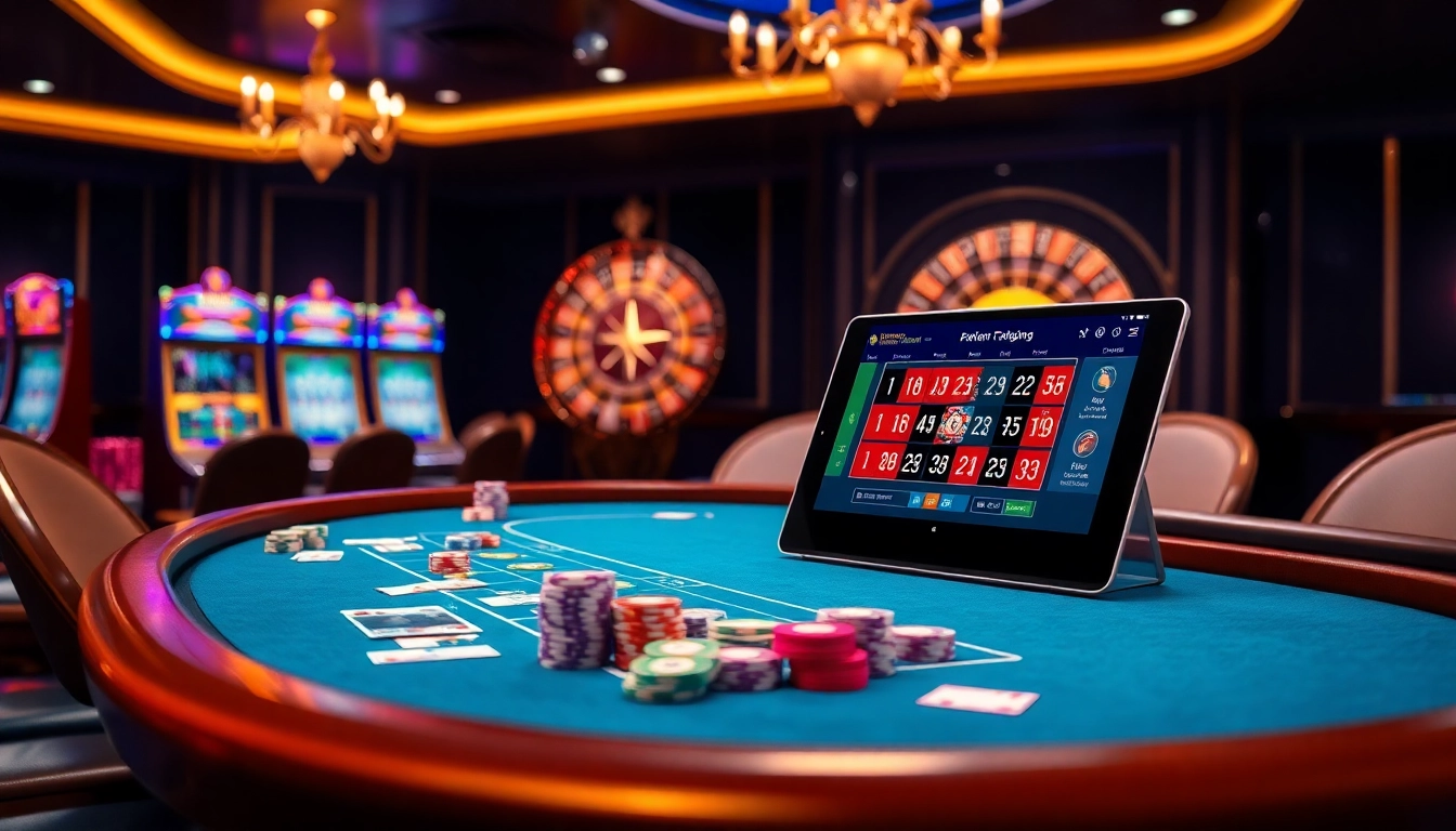 Experience thrilling betting action at trang chủ open88.com with vibrant casino elements.